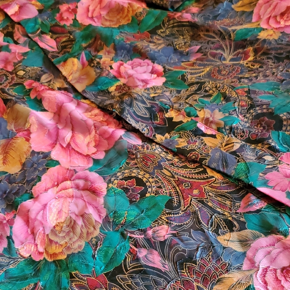 Floral Women's Robe - Picture 4 of 5